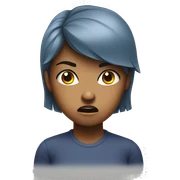 angry girl sticker