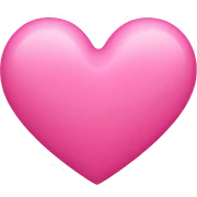 pink heart sticker
