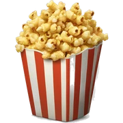 pop corn sticker