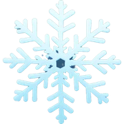 snowflake sticker