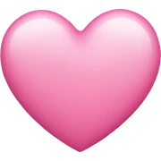 Pink heart sticker