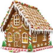 gingerbread house sticker