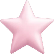 pale pink star sparkle sticker