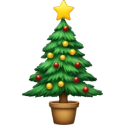 christmas tree sticker