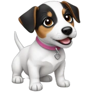 jack russell puppy sticker