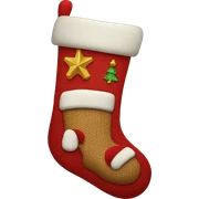 christmas stocking sticker