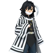 boy in demon slayer uniform sticker