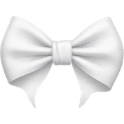 white bow sticker
