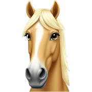 Palomino horse sticker