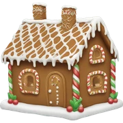Gingerbread house sticker