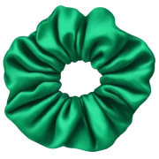 Emerald green scrunchie sticker
