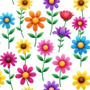 Flowers sticker