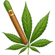 Cigarro de marihuana  sticker