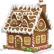 gingerbread house sticker