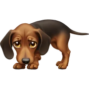 Bad dachshund  sticker