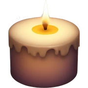 Cosy candle sticker