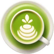 matcha latte  sticker