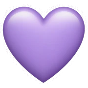 A light Purple Heart sticker