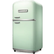 retro fridge sticker