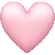 Light pink heart  sticker