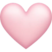 Light pink heart sticker