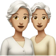 Three white sisters  sticker