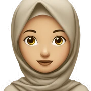Hijab girl sticker