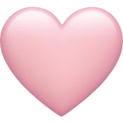Pastel pink heart sticker