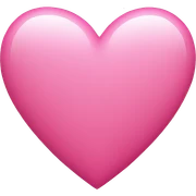 Pink heart sticker