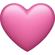 Pink heart sticker