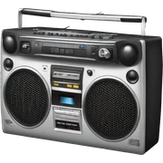 Boombox sticker