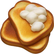 french toast on a white plate sticker