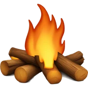 Campfire sticker