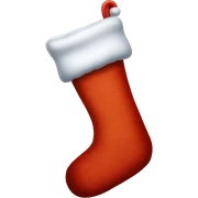 Christmas stocking sticker
