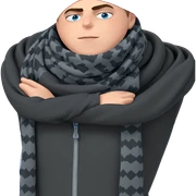boy with blue eyes and scarf sticker