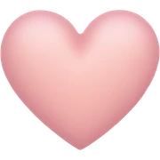 pastel pink heart sticker