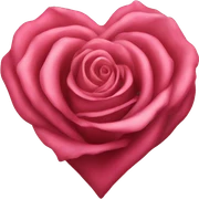 rose heart sticker