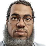 realistic portrait of a man sticker