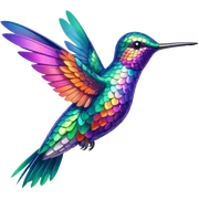 Hummingbird sticker