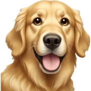 golden retriever sticker