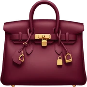 Burgundy birkin sticker