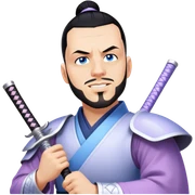 Gentle Samurai sticker