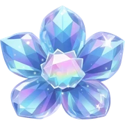 Shiny sparkling epic legendary aesthetic decorative floating glowing Amaura-Aurora-Aurorus-Meloetta-Palkia-Flower sticker