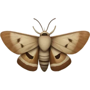 Moth sticker
