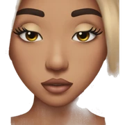 🥺 emoji with long lushes lashes sticker