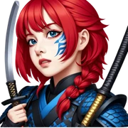 Daring Samurai sticker