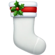 Christmas stocking sticker