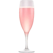 Pink champagne  sticker
