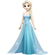 dress elsa sticker