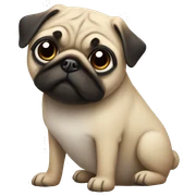 Pug sticker